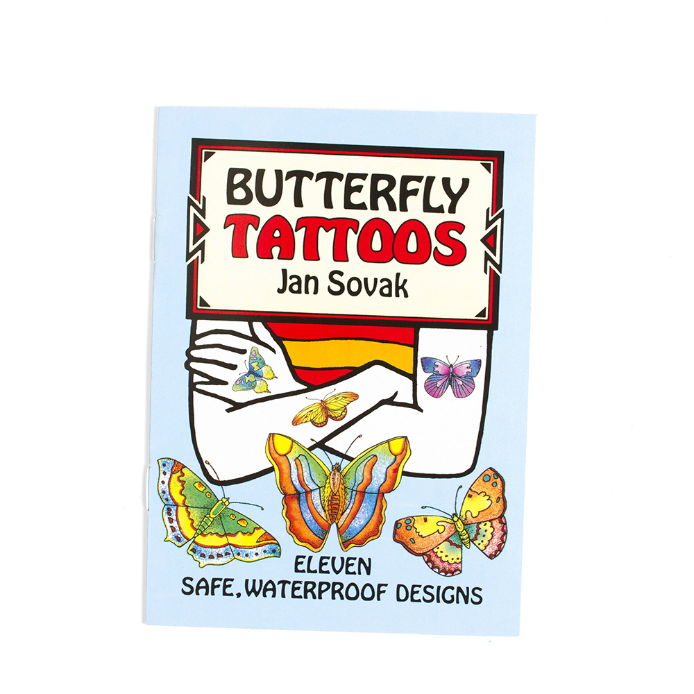 Dover, Tattoos, Art & School, 3829, Little Tattoo Book, Butterflies